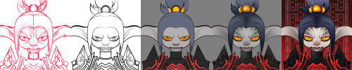 Profile piece of my Asura Seti. He&rsquo;s a (former) Inquest guard with usually a bad mood. Super t