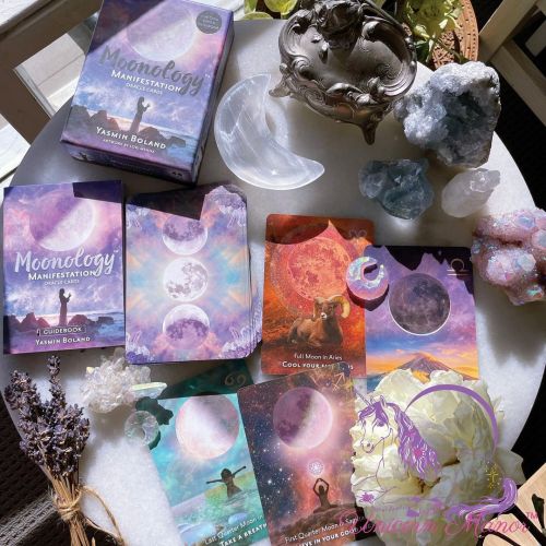 NEW Moonology Manifestation Oracle deck ✨ www.unicornmanor.com A beautiful card deck to help you get