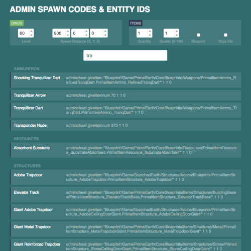 Dododex Taming for Ark: Survival Evolved — Ark: Survival Evolved Spawn Codes & Entity...