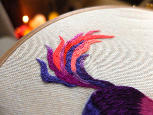 julietteoberndorfer: Embroidery “ Colorful Horse”