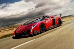 The Lamborghini Veneno Roadster