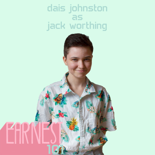 quipmodestproductions: Introducing Dais Johnston as Jack Worthing! Jack is a sensible, hard working,