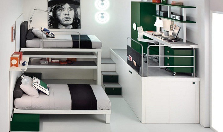wildink:  dreamrooms:  Loft Beds  Dear Colleges, Take note 
