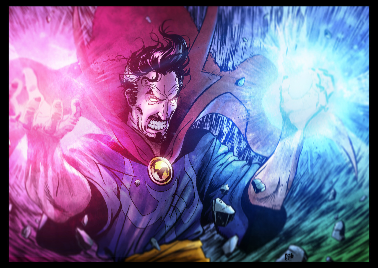 xombiedirge:  Dr Strange by Djibril M-P / Tumblr Created and Submitted: Djibril