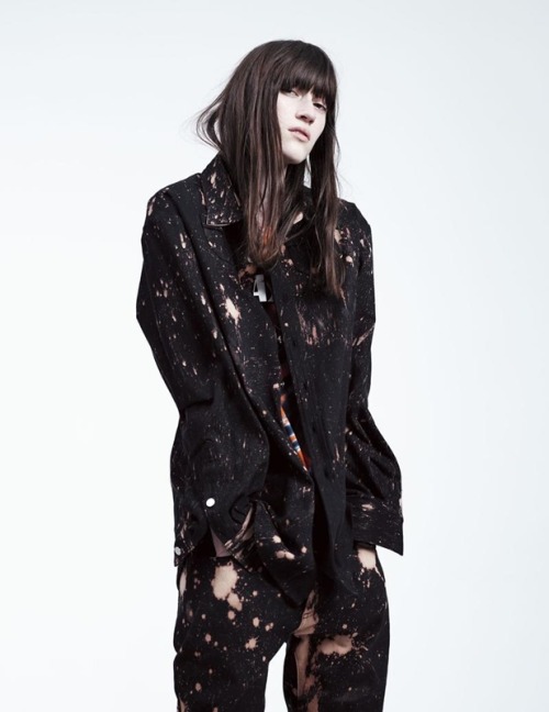 skt4ng:  “It Was The Era of Very, Very Dark Clubs…” | Helena Severin by Willy Vanderperre for System Magazine #3