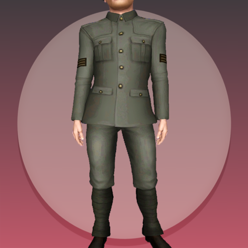 joojconverts: 4t3 Convert from WaxesNostalgic’s WW1 Enlisted UniformA 4t3 convert from a ww1 uniform