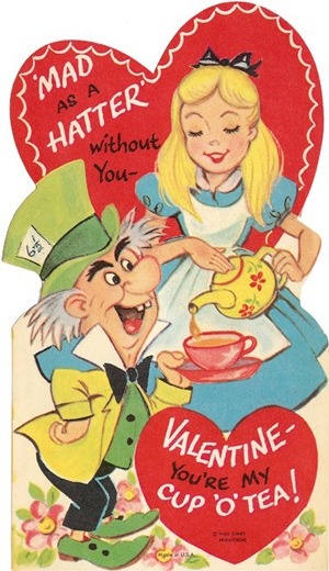 Vintage valentine card