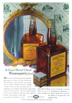 vintascope:  National Distillers Products Corporation- 19370400 Esquire   Comes in a square bottle, so you know it’s quality booze