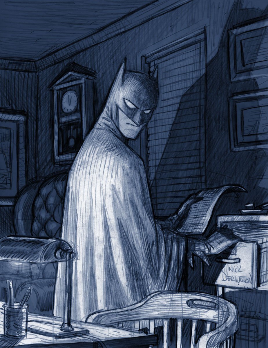 Comics and Other Cool Stuff — The Dark Knight Detective by Nick Derington.