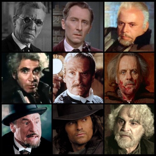 kansascity-elffriend: collinsportmaine: Nine actors who have played vampire hunter Abram Van Helsing