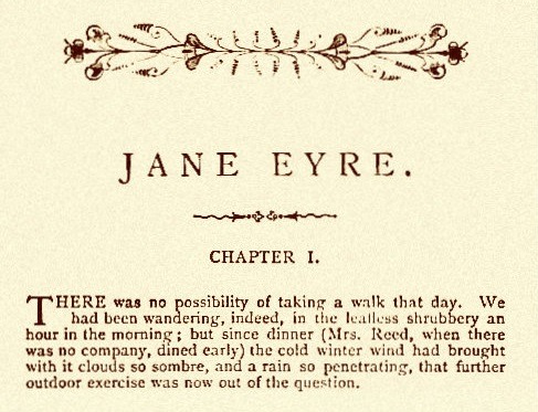 Jane Eyre - chapter I