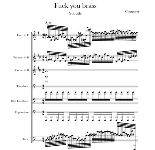 omg-horns:  thehornistsnest:  official-frenchhorn:  official-saxophones:  I love composing  i wasnt 