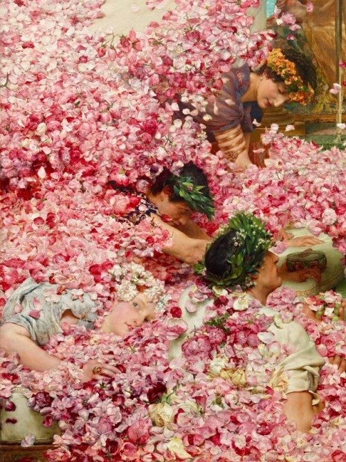 lhovemeplease: Harry for Harley Weir  ft.  The Roses of Heliogabalus (Lawrence Alma-Tadema)