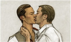 vipvictor:  INCEPTION {Eames &amp; Arthur} Sweet Love [credits: tatarnikova]   LOVE Eames &amp; Arthur, my OTP!  