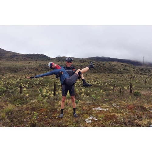 Chickens &amp; Frailejones  . #chickenlegsteam #feralcyclingmadness #cycling #roadbike #stravacy