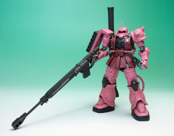 gunjap:  HG [Gundam The Origin] Char’s Zaku II: Assembled/Painted. Photoreview No.16 Hi Res Imageshttp://www.gunjap.net/site/?p=241798