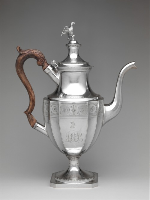 met-american-decor: Coffeepot by Christian WiltbergerGift of H. H. Walker Lewis, in memory of his pa