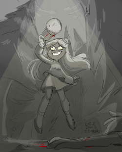 littledigits:  what would you call a bill possessed Mable ? bable ? lol idk im sure someone thought up something.  I’m actually surprised it turned out to be a fuller (albeit greyscale) picture. edit: yes I get it ’ mabill ‘  - you can stop