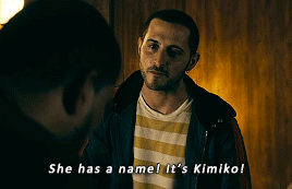 jacobaseed-moved:Frenchie casually not denying dating Kimiko + defending her.requested by @elizabeth