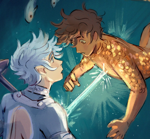 kf1n3: I recently read Castle Swimmer on Webtoon and wanted to draw some fanart