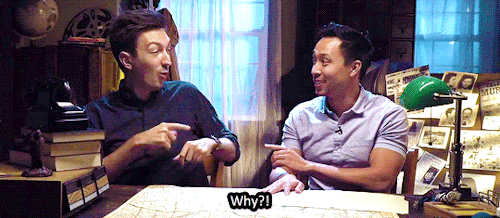 Shane: One of these days I’d love my eyes to turn black.Ryan: I would like that day to never c