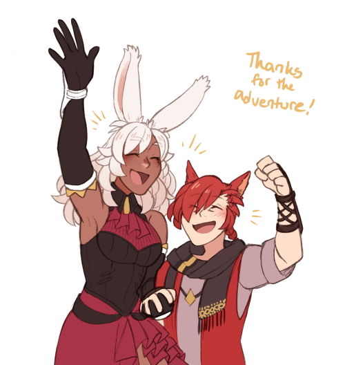 managed to squeeze one last shadowbringers doodle in before maint ends! it’s been a hell of an