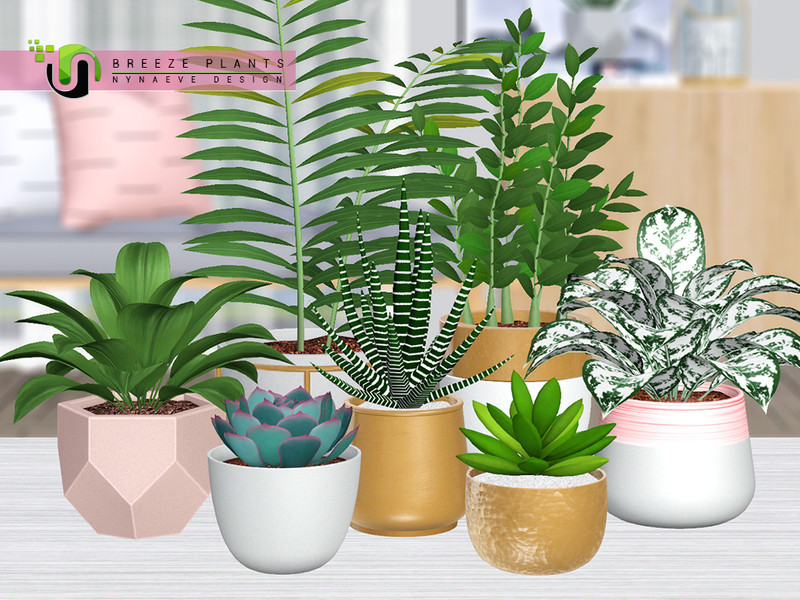 Breeze Plants By Nynaevedesign Created For The Emily Cc Finds