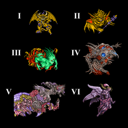 fantasyanime:  The evolution of the final boss from Final Fantasy 1-6.  What are your thoughts on how the final boss turned out through the years?  