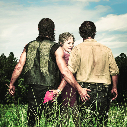 memoriesinatrunk: “EW was photographing Andrew Lincoln, Melissa McBride, and Norman Reedus out