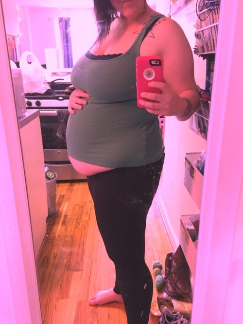 XXX pregnantpiggy:2nd trimester starts today photo