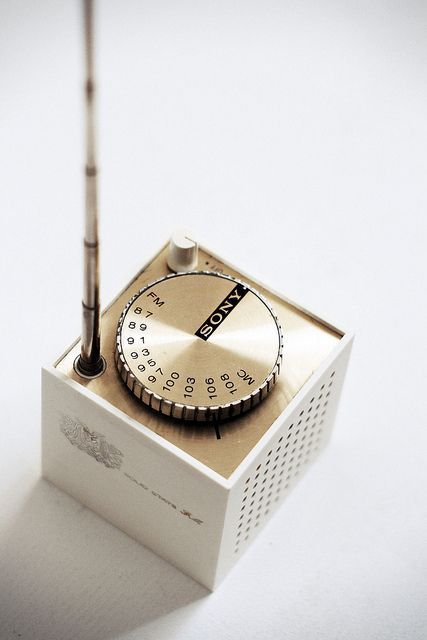 00radiogaga00:  Anonymous; #TFM-1837W Plastic and Chromed Metal Transistor Radio, 1969.