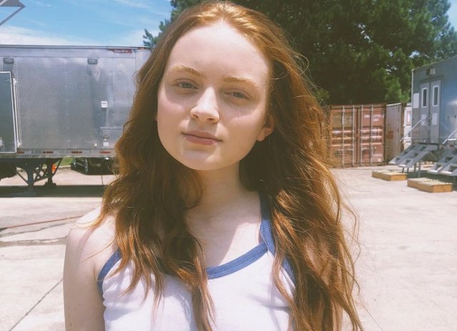 The first photos of Sadie Sink during our camera test for Fear Street