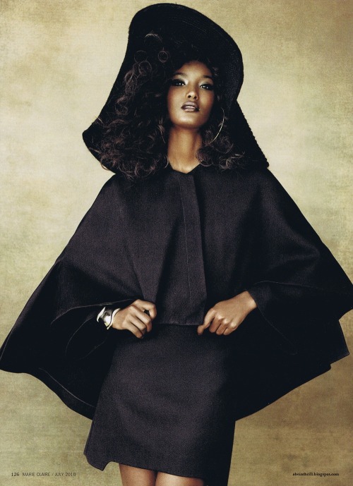 jaiking: africanstyleinsider: Fatima Siad for Marie Claire July 2010 ‘World Classics’ fa