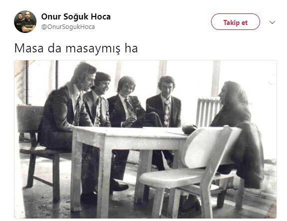 Masa da masaymış ha