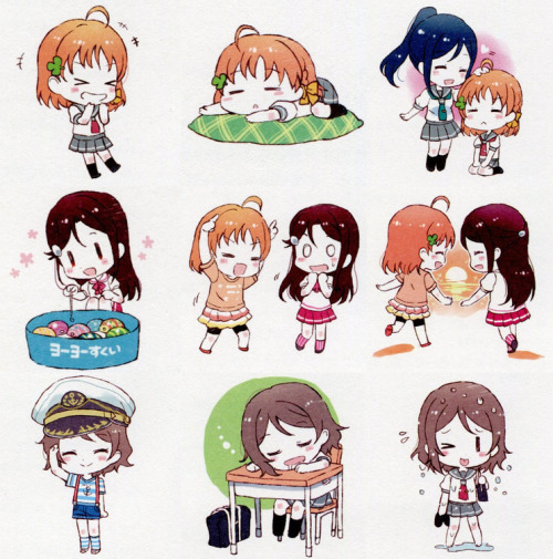 klabgames:Official 2nd years Chibi Illustrations