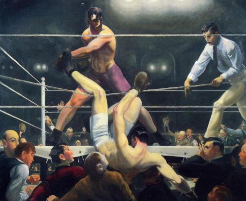 Dempsey and Firpo, George Bellows, 1924