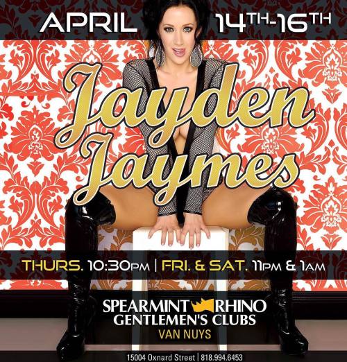 VAN NUYS!!! TONIGHT!!! @vannuysrhino Two stage shows tonight with meet & greet after each show. Contact the club for more details and VIP reservations. by jayden_jaymes