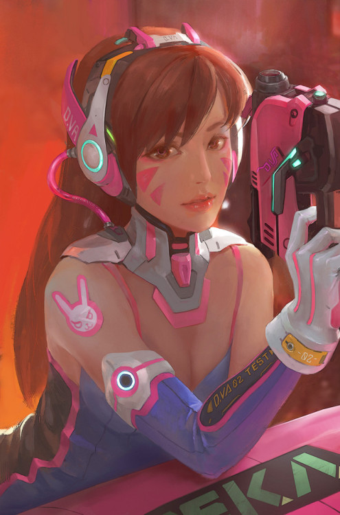 D.va  Linger FTC www.artstation.com/artwork/E41B2