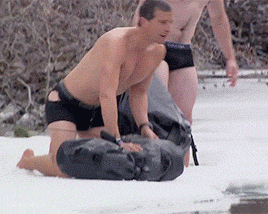nkdndfms:  Nick Jonas and Bear Grylls