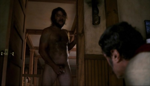 nudialcinema:Nick Offerman nudo in “Deadwood” (ep. 1x02, Deep Water)