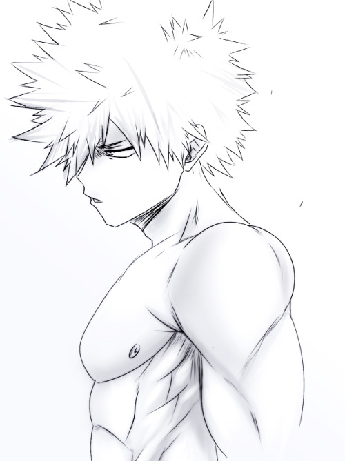 One Sketch of kacchan