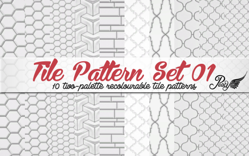 peacemaker-ic: Well, here is another pattern set I have been working on, it consists of 10 2-palette