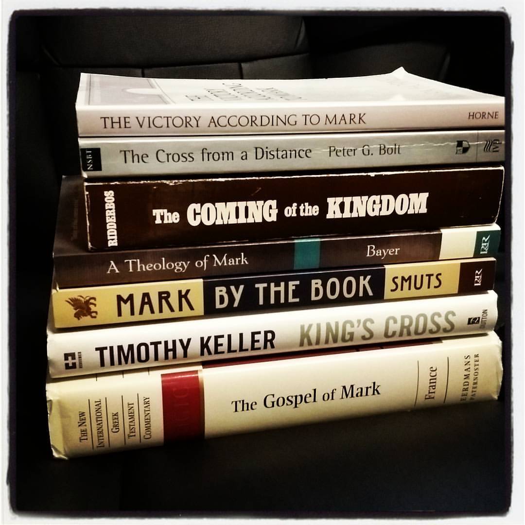 These resources have been such faithful friends preaching through the Gospel of Mark the past 10 months! I’m pausing after Mark 8 to turn to the Incarnation for a few weeks, but I will forward to revisiting them in 2016!