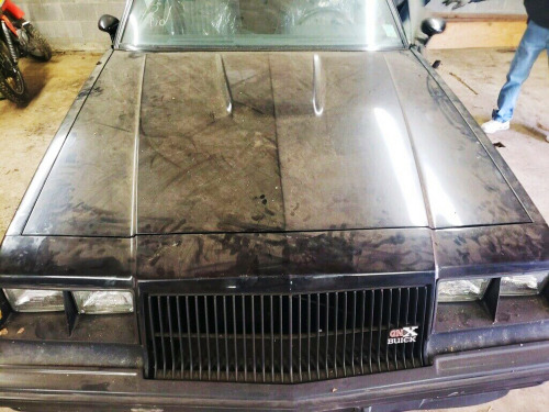Buick Grand National GNX, 1987. A “barn-find” supercharged Buick that has travelled only 9 miles sin