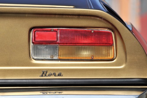 vintageclassiccars:  1974 Maserati Bora 4.9 litri. The Maserati Bora is a mid-engine two-seat coupe manufactured by Maserati from 1971 to 1978. In common with other Maserati cars of the era, it is named after a wind, Bora being the wind of Trieste.  The