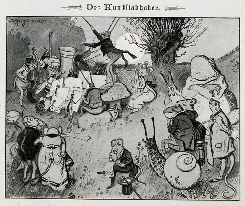 Adolf Hengeler (1863-1927), ‘Der Kunstliabhaber’ (The Art Lover), “Fliegende Blätt