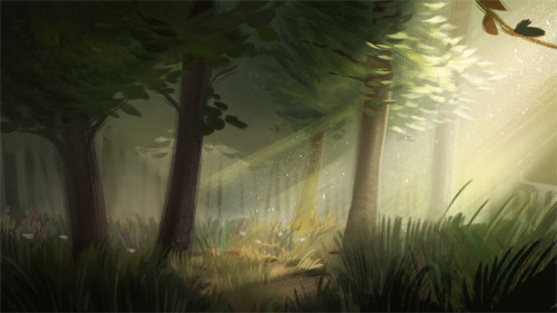 powersimon: Four different styles of forest! Just the results of some different experimentation late