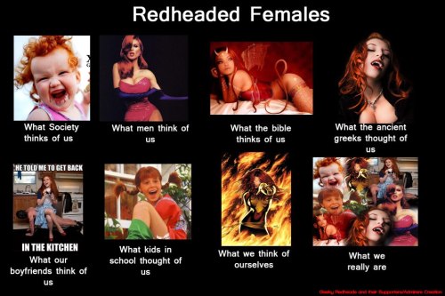 davincismurf:  Being a red head…