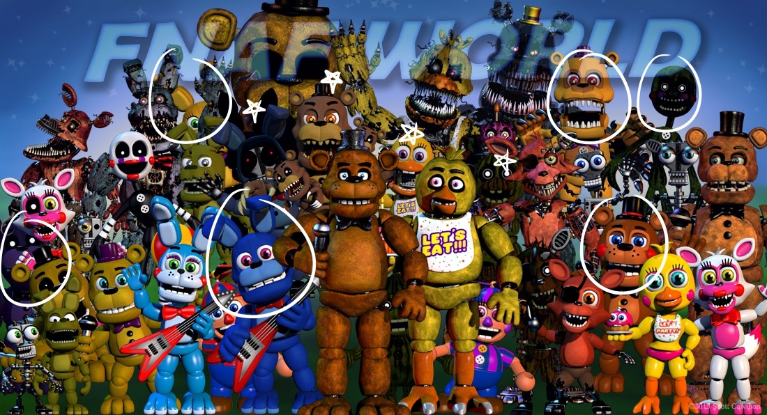 FNAF WORLD Adventure NIGHTMARE FREDBEAR VOICE 