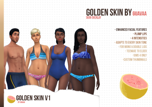 GOLDEN SKIN V1 By Guavaa